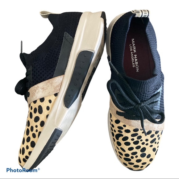 mark nason leopard sneakers